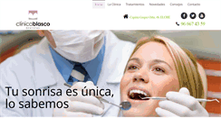 Desktop Screenshot of clinicablasco.com